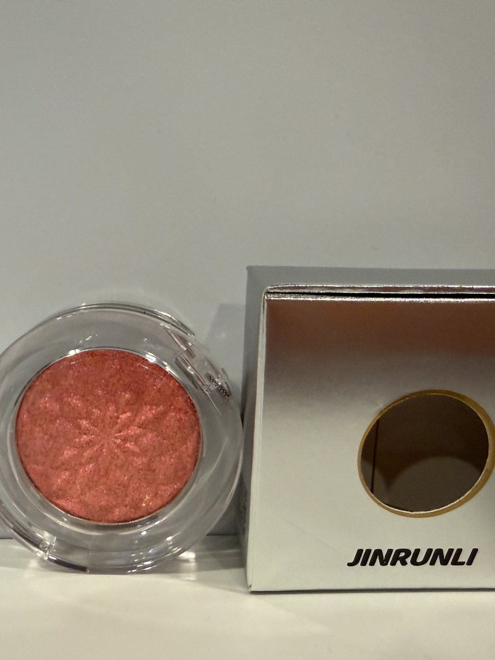 Beauty Coral Pink Shimmer Single Eyeshadow